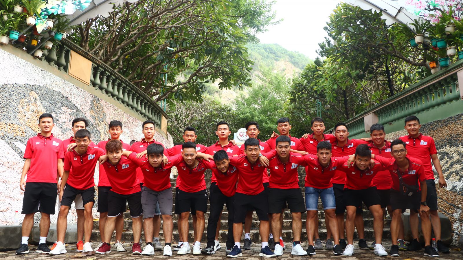 Tập thể tuyển Futsal Sinh Viên STU tại Vũng Tàu