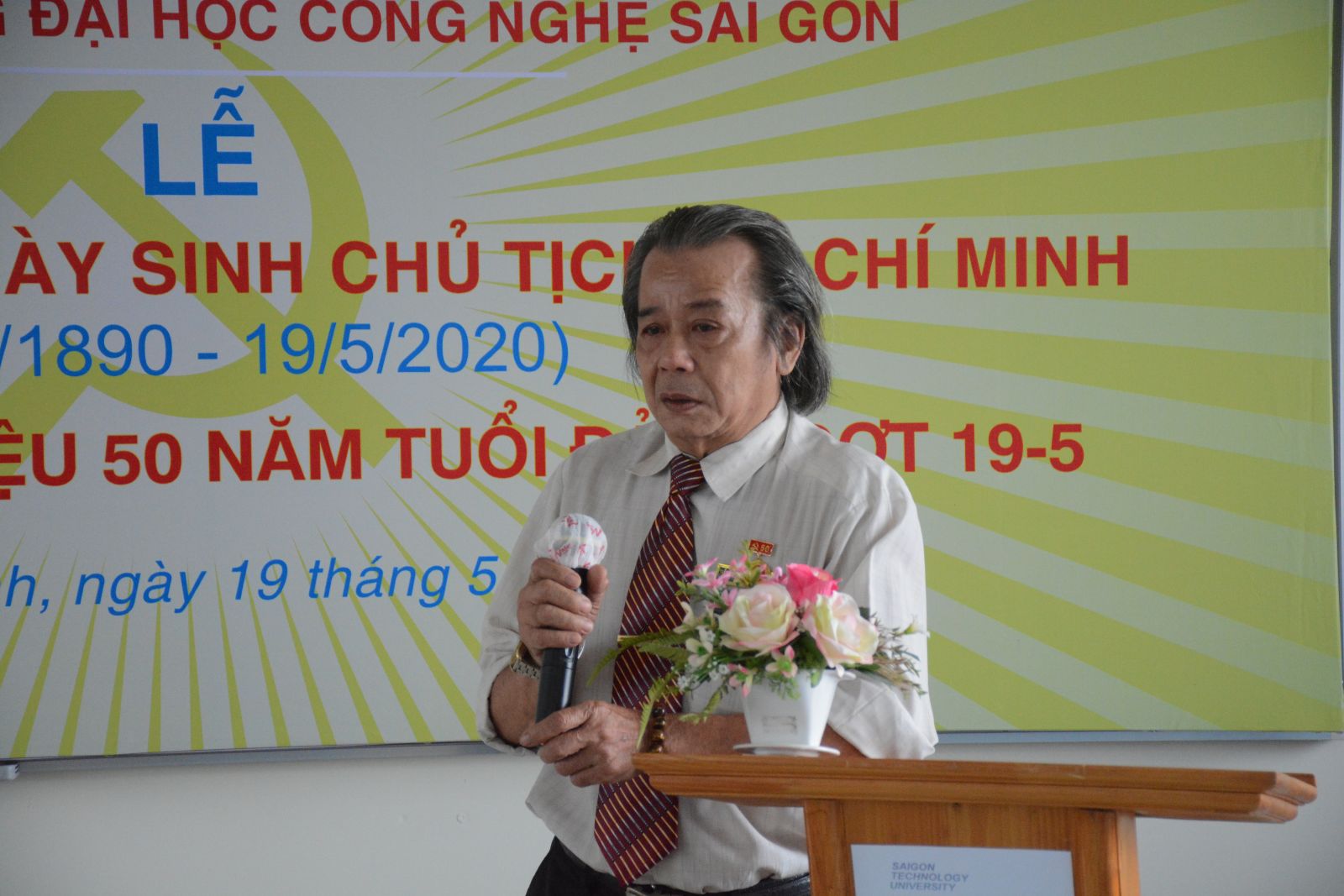 Đồng chí Võ Thanh Hoàng phát biểu